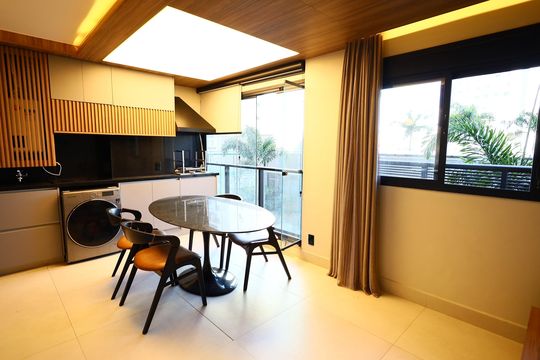 Sala de apartamento para alugar com 1 quarto, 54m² em Centro, Osasco