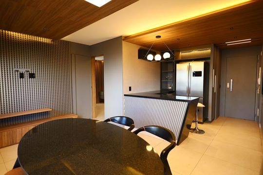 Sala de apartamento para alugar com 1 quarto, 54m² em Centro, Osasco