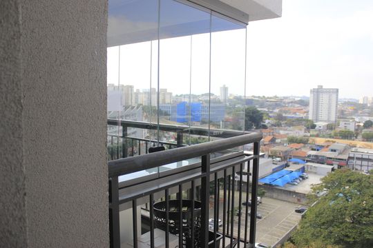 Vista da Suíte de apartamento à venda com 2 quartos, 57m² em Vila Camargos, Guarulhos
