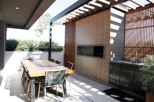 Área Comum - Churrasqueiras de kitnet/studio para alugar com 1 quarto, 24m² em Boa Vista, Porto Alegre