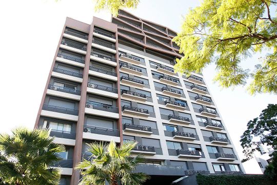 Fachada de kitnet/studio para alugar com 1 quarto, 24m² em Boa Vista, Porto Alegre