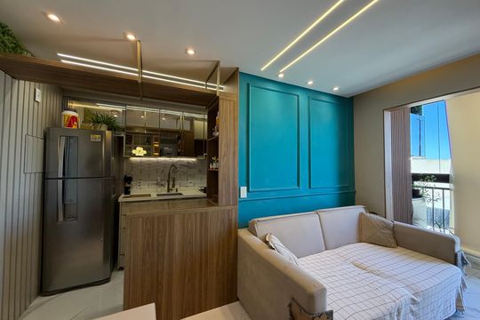 Sala de apartamento à venda com 2 quartos, 44m² em Anil, Rio de Janeiro