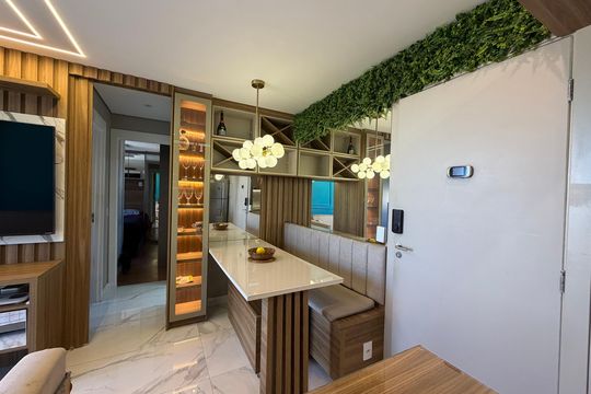 Sala de apartamento à venda com 2 quartos, 44m² em Anil, Rio de Janeiro