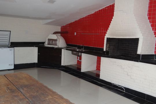 Área comum - Churrasqueira de apartamento para alugar com 2 quartos, 110m² em Barra da Tijuca, Rio de Janeiro