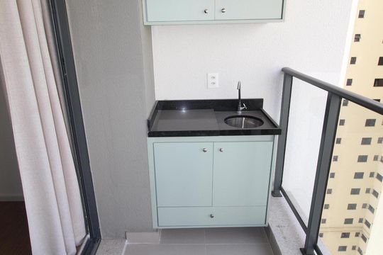 Sala de apartamento para alugar com 1 quarto, 33m² em Jardim Esplanada, São José dos Campos