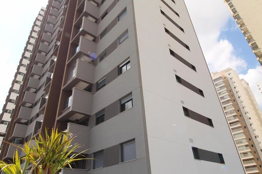 Fachada do Prédio de apartamento para alugar com 1 quarto, 33m² em Jardim Esplanada, São José dos Campos
