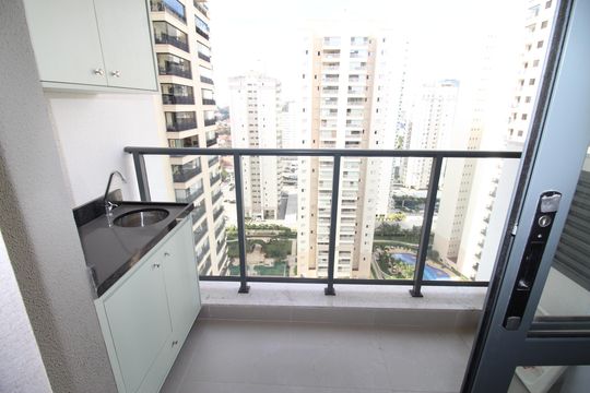 Sala de apartamento para alugar com 1 quarto, 33m² em Jardim Esplanada, São José dos Campos