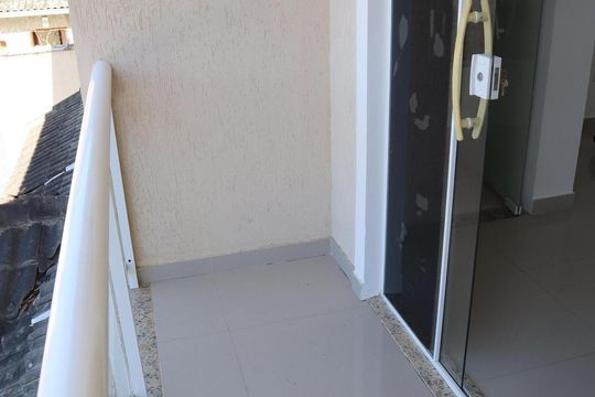 VARANDA DO QUARTO SUITE 1 de casa para alugar com 2 quartos, 160m² em Vargem Grande, Rio de Janeiro