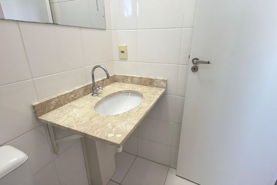 Banheiro da Suíte de apartamento para alugar com 3 quartos, 73m² em Belenzinho, São Paulo