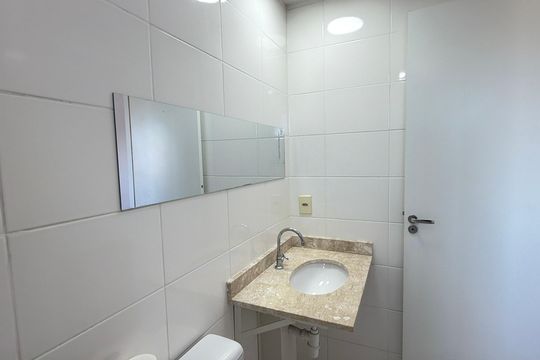 Banheiro da Suíte de apartamento para alugar com 3 quartos, 73m² em Belenzinho, São Paulo