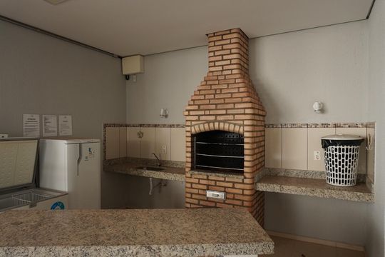 Área comum - Churrasqueira de apartamento para alugar com 2 quartos, 50m² em Jardim Brasil, São Carlos