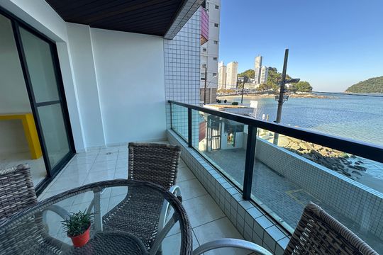 Varanda da Sala de apartamento para alugar com 3 quartos, 144m² em Itararé, São Vicente
