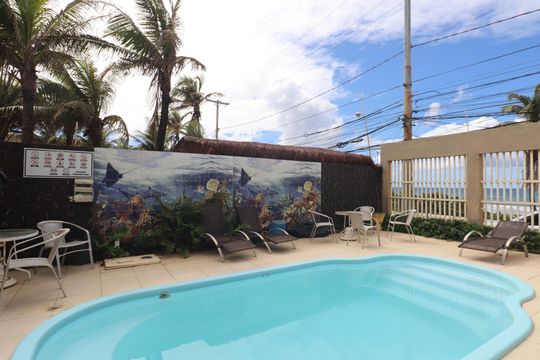 Área comum - Piscina de apartamento para alugar com 3 quartos, 80m² em Praia do Flamengo, Salvador