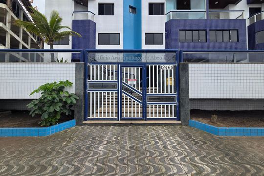 Fachada de apartamento para alugar com 3 quartos, 122m² em Vila Caiçara, Praia Grande
