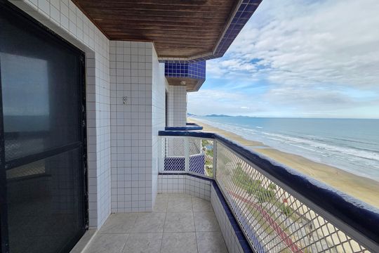 Varanda de apartamento para alugar com 3 quartos, 122m² em Vila Caiçara, Praia Grande