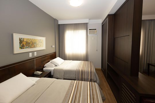 Suíte 1 de kitnet/studio à venda com 1 quarto, 40m² em Vila da Serra, Nova Lima