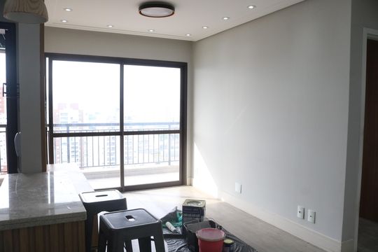 Sala de apartamento para alugar com 2 quartos, 68m² em Vila Romana, São Paulo
