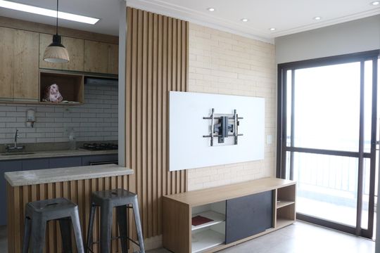 Sala de apartamento para alugar com 2 quartos, 68m² em Vila Romana, São Paulo