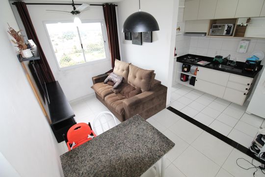 Sala de apartamento para alugar com 2 quartos, 45m² em Jardim Copacabana, São José dos Campos