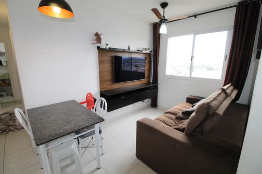 Sala de apartamento para alugar com 2 quartos, 45m² em Jardim Copacabana, São José dos Campos