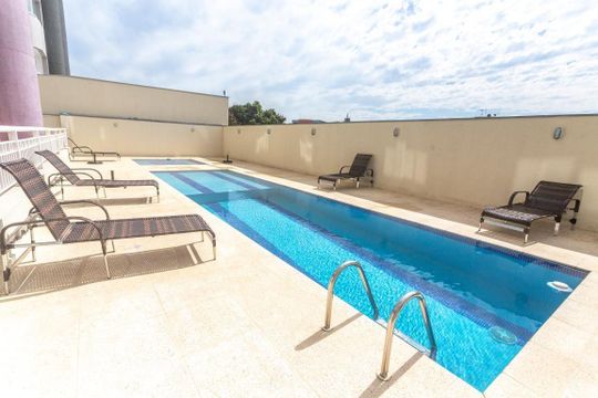 Área comum - Piscina de apartamento à venda com 2 quartos, 65m² em Baeta Neves, São Bernardo do Campo