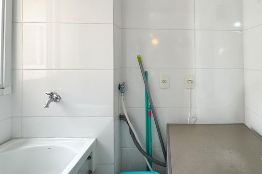 Área de Serviço de apartamento à venda com 2 quartos, 65m² em Baeta Neves, São Bernardo do Campo