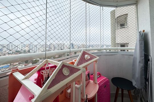 Sacada - Suíte  de apartamento à venda com 2 quartos, 65m² em Baeta Neves, São Bernardo do Campo