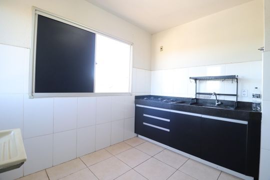 Cozinha de apartamento para alugar com 1 quarto, 50m² em Jardim Patricia, Uberlândia