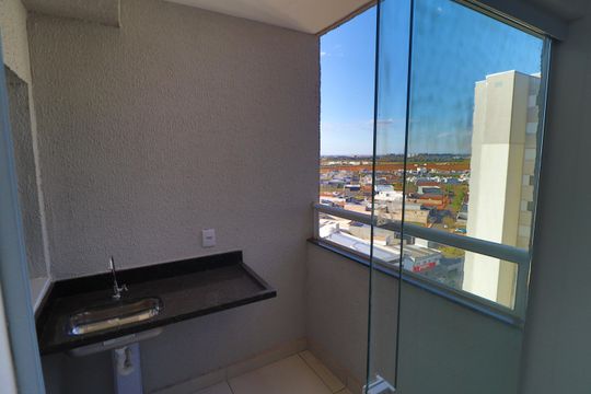 Sacada de apartamento para alugar com 2 quartos, 58m² em Novo Mundo, Uberlândia
