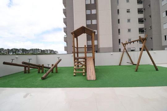 Área comum - Playground de apartamento para alugar com 2 quartos, 58m² em Novo Mundo, Uberlândia