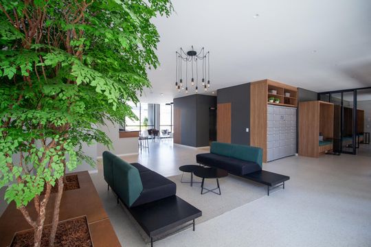 Área comum de apartamento para alugar com 1 quarto, 55m² em Parque Campolim, Sorocaba