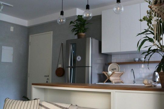 Sala de apartamento à venda com 1 quarto, 45m² em Jardim Paulistano, São Paulo