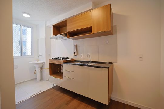 Cozinha de apartamento para alugar com 2 quartos, 41m² em Jardim America da Penha, São Paulo