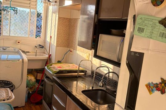 Cozinha de apartamento à venda com 2 quartos, 50m² em Itaquera, São Paulo