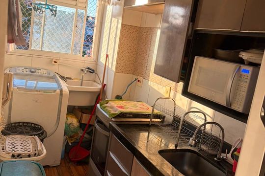 Cozinha de apartamento à venda com 2 quartos, 50m² em Itaquera, São Paulo