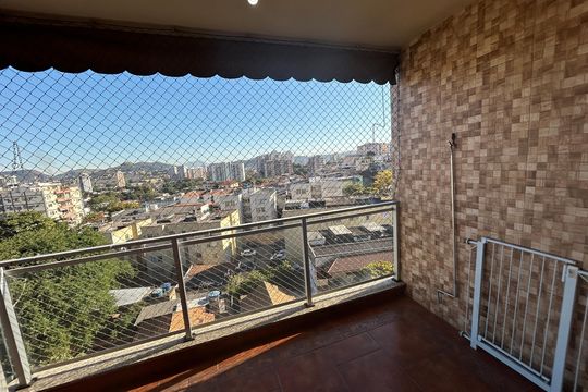 Varanda da Sala de apartamento para alugar com 2 quartos, 65m² em Todos Os Santos, Rio de Janeiro