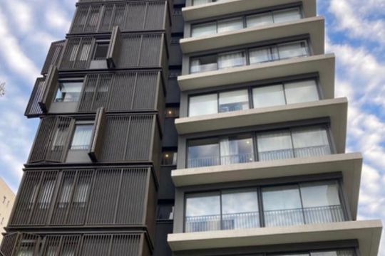 Fachada de kitnet/studio para alugar com 1 quarto, 25m² em Auxiliadora, Porto Alegre