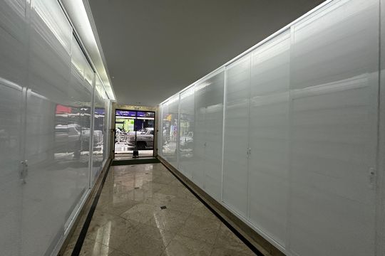 Hall de entrada de apartamento para alugar com 1 quarto, 38m² em Centro, São Vicente