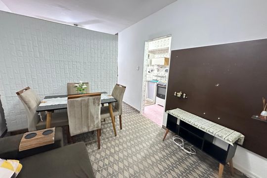 Sala de apartamento para alugar com 1 quarto, 38m² em Centro, São Vicente