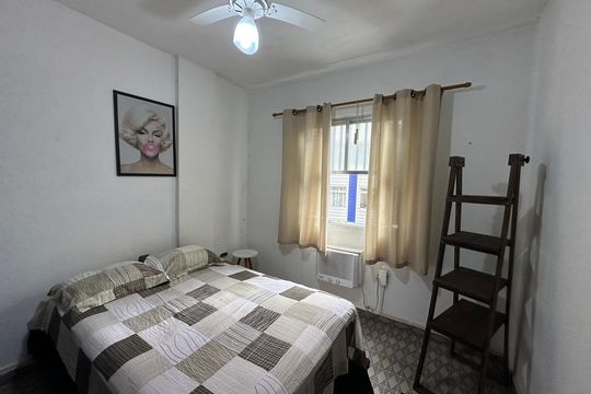 Quarto de apartamento para alugar com 1 quarto, 38m² em Centro, São Vicente