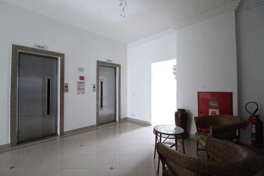 Hall Social de apartamento para alugar com 1 quarto, 60m² em Moema, São Paulo