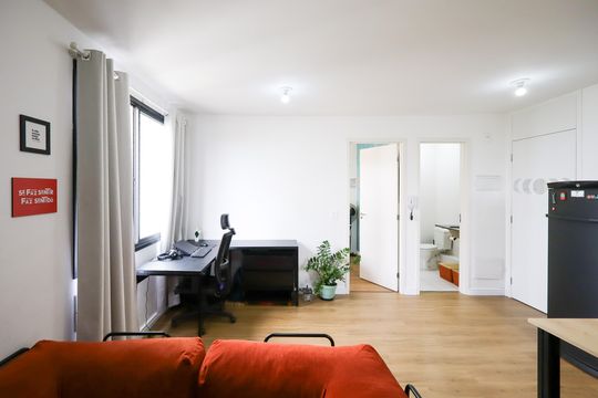 Sala de apartamento para alugar com 1 quarto, 34m² em Jurubatuba, São Paulo