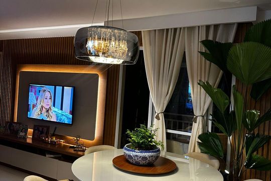 Sala de apartamento à venda com 3 quartos, 74m² em Parque Prado, Campinas