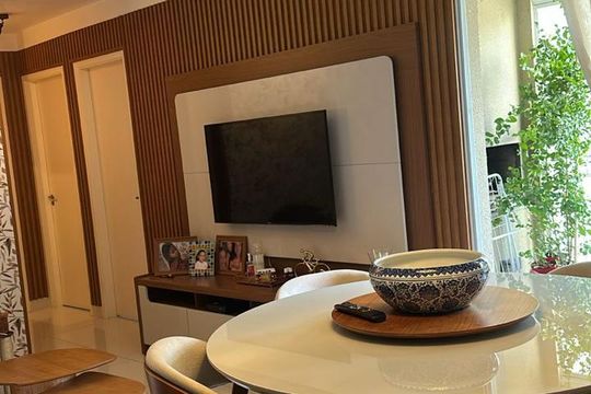 Sala de apartamento à venda com 3 quartos, 74m² em Parque Prado, Campinas