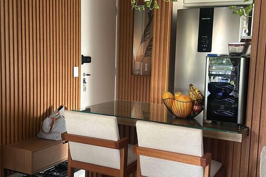 Sala de apartamento à venda com 3 quartos, 74m² em Parque Prado, Campinas