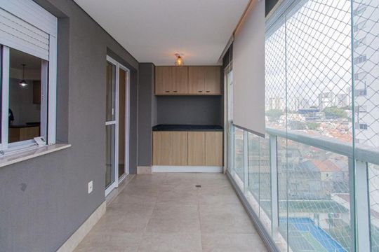 Varanda de apartamento à venda com 2 quartos, 84m² em Vila Dom Pedro I, São Paulo