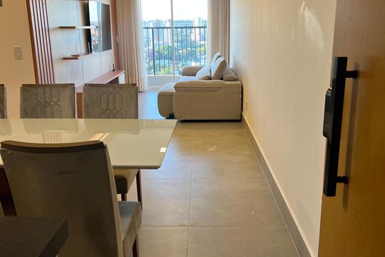Sala de apartamento para alugar com 2 quartos, 78m² em Setor Central, Anápolis