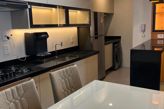 Cozinha de apartamento para alugar com 2 quartos, 78m² em Setor Central, Anápolis