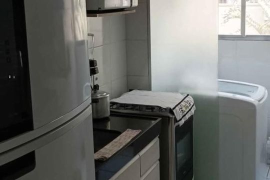 Cozinha de apartamento para alugar com 2 quartos, 50m² em Parque Joquei Club, Campos dos Goytacazes