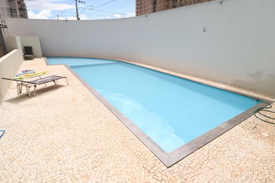 Área comum - Piscina de apartamento para alugar com 2 quartos, 45m² em Laranjeiras, Uberlândia